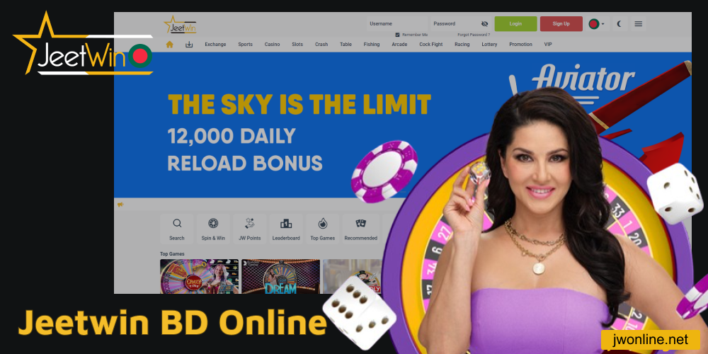 Jeetwin online casino website in Bangladesh