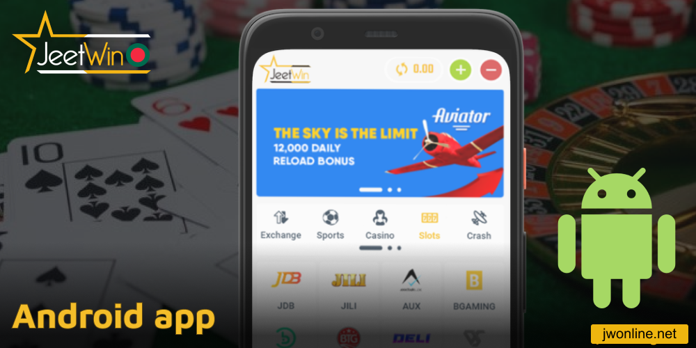 Jeetwin mobile app for Android