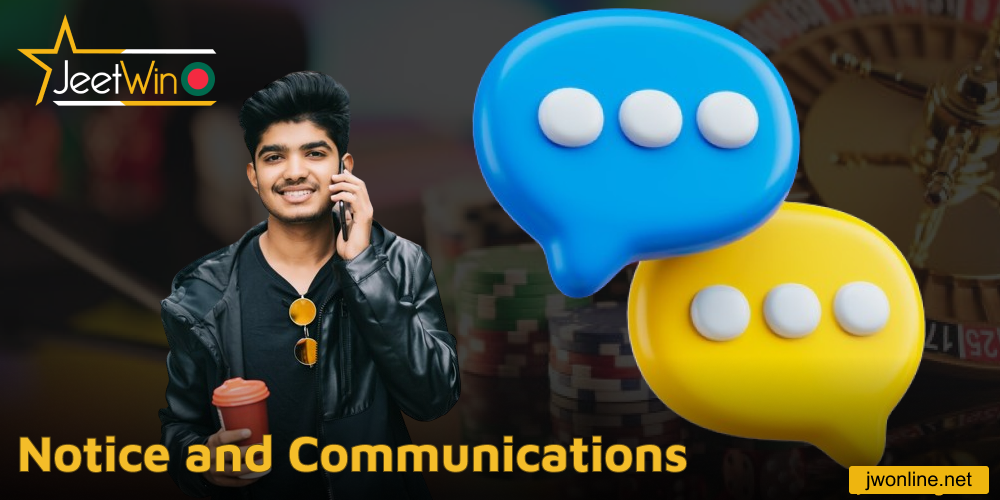 Jeetwin Bangladesh notice and communications