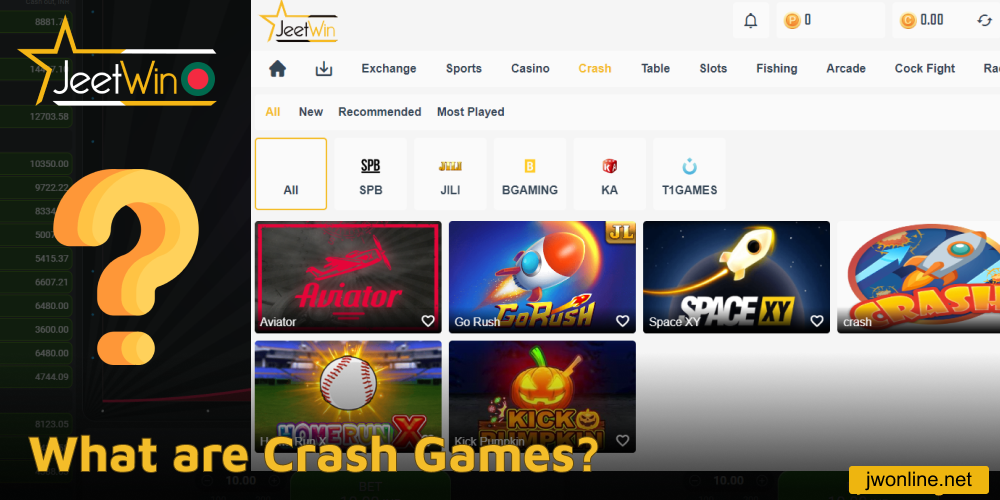 Details about Jeetwin crash games and what they are