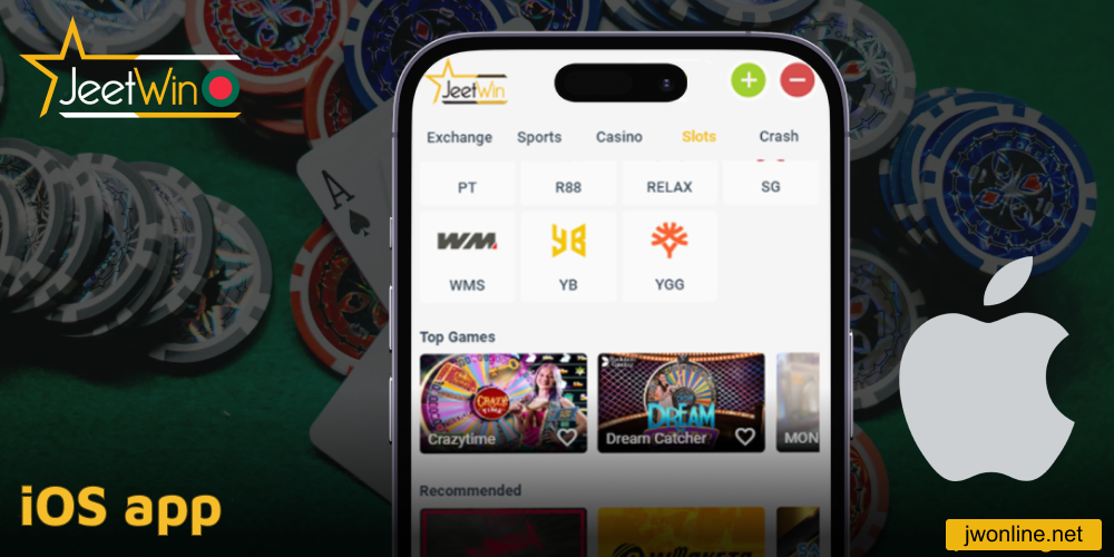Jeetwin mobile app for iOS