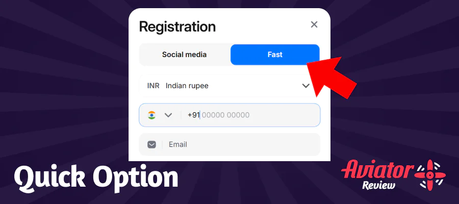 If you selected 'Quick', you need to enter your data