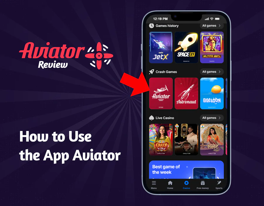 This is a guide to using the Aviator app