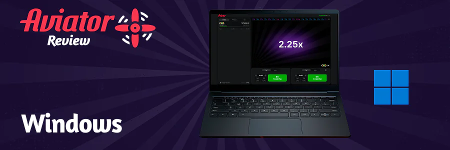 Download the Aviator app for Windows