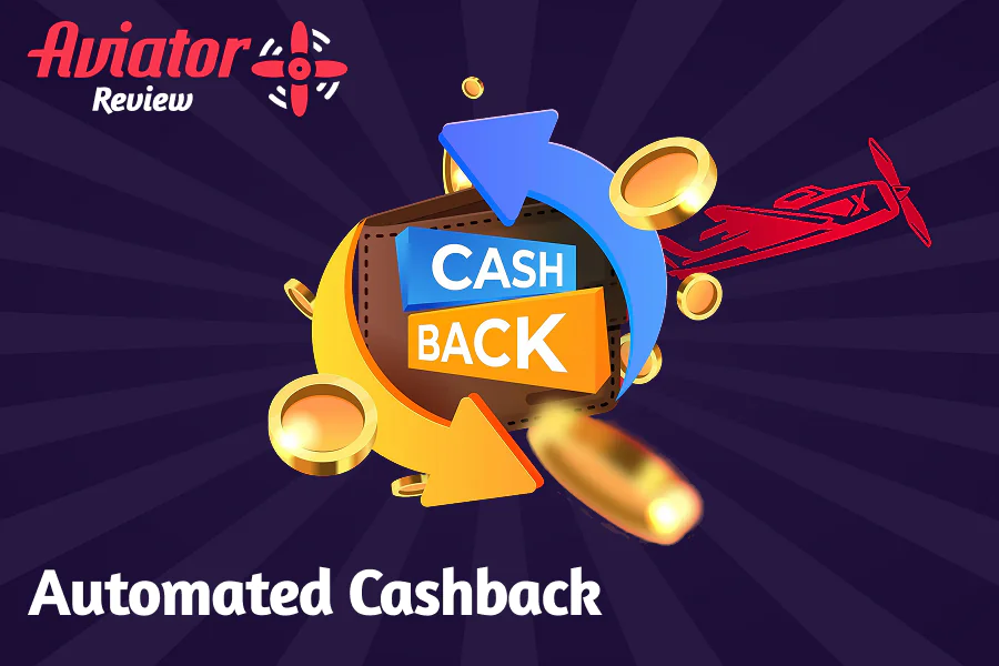 Receive automated cashback at casinos when you play the Aviator game