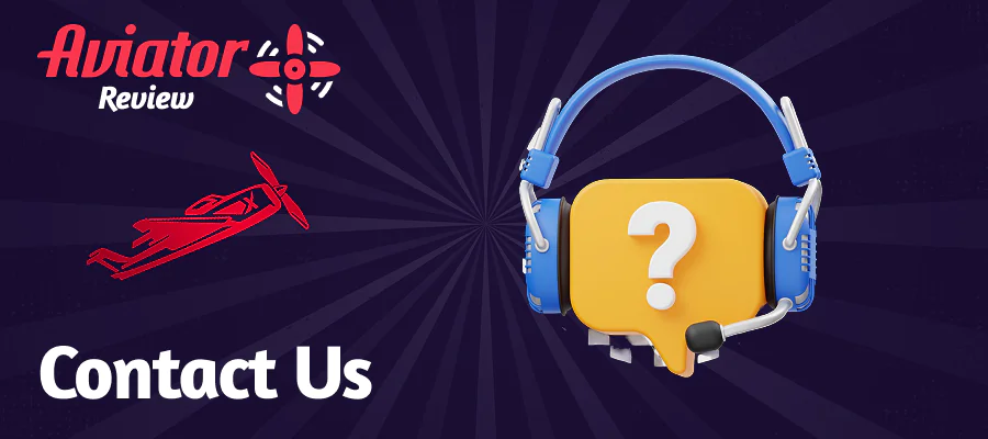 Aviator Review site contact and support details