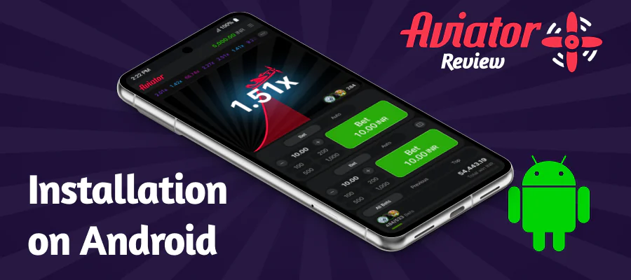 Download the Casino App for Android to play Aviator Game