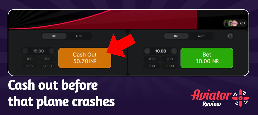 Watching the multiplier and cashing out in Mostbet Aviator