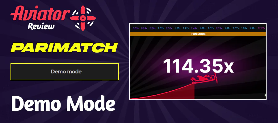 Free demo version of Parimatch Aviator