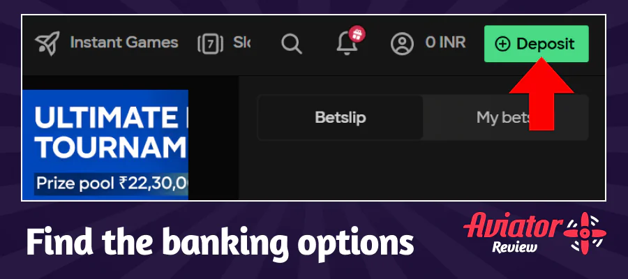 Parimatch account login and banking options access