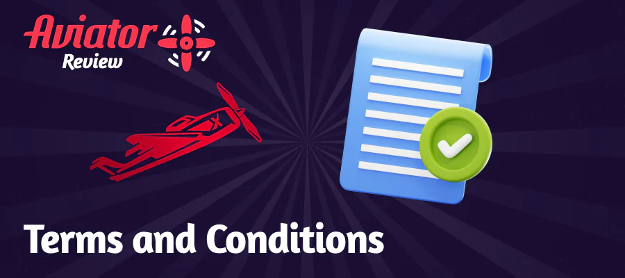Official terms and conditions for the Aviator Review site